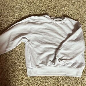American Eagle White Crewneck